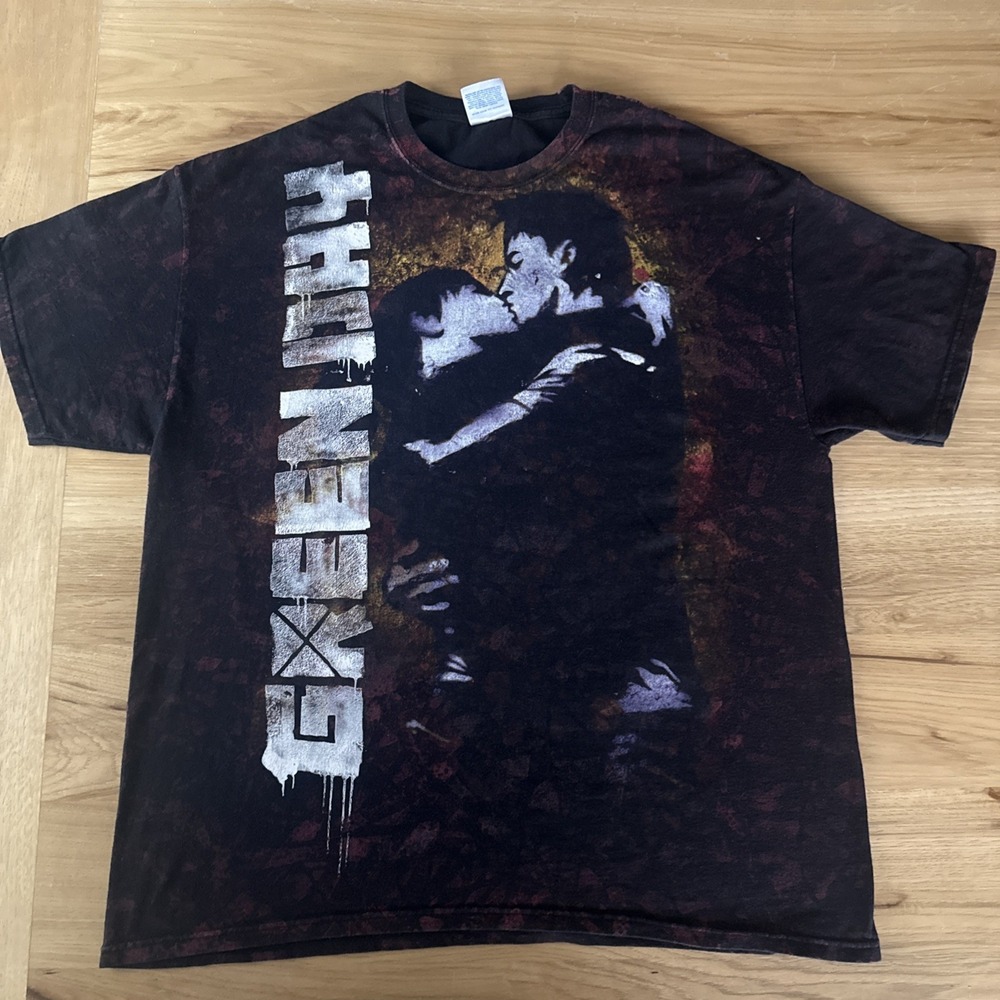 Vintage Green Day 21st century breakdown all over print shirt Size XL